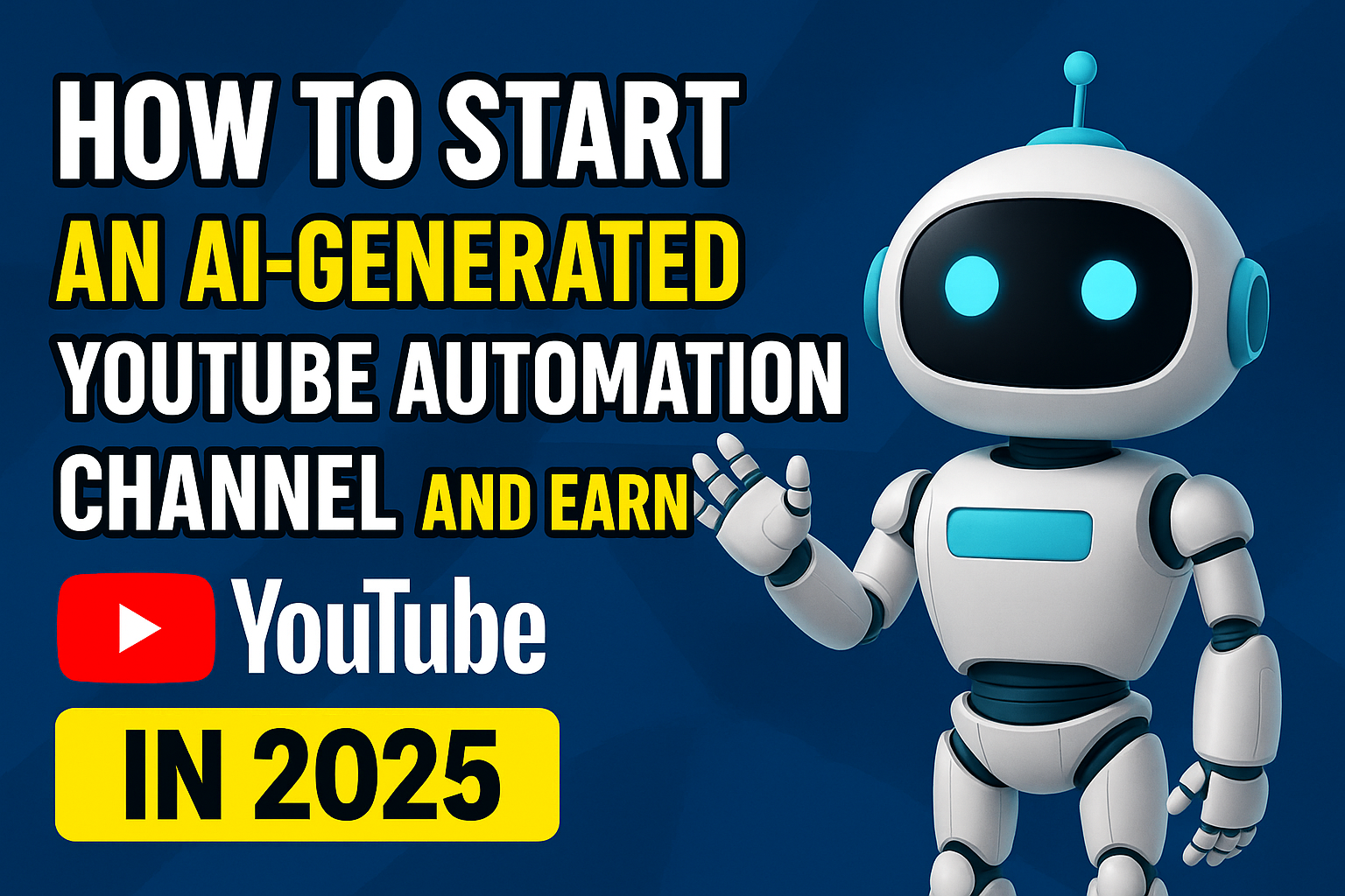 How to Start an AI-Generated YouTube Automation Channel and Earn in 2025